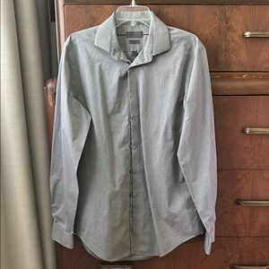 Calvin Klein Gray Button Down Shirt